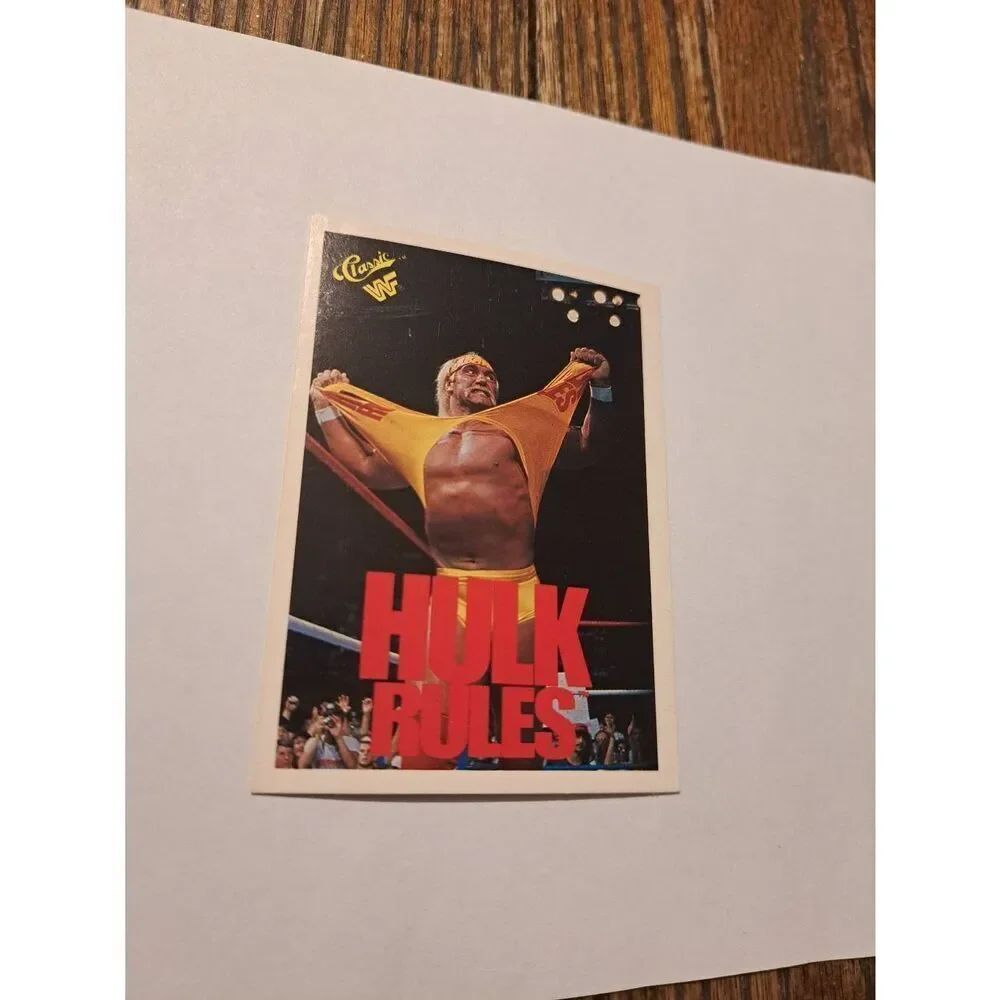 Vintage 1989 WWF Hulk Hogan Trading Card #137 Titan Sports WWE Wrestling